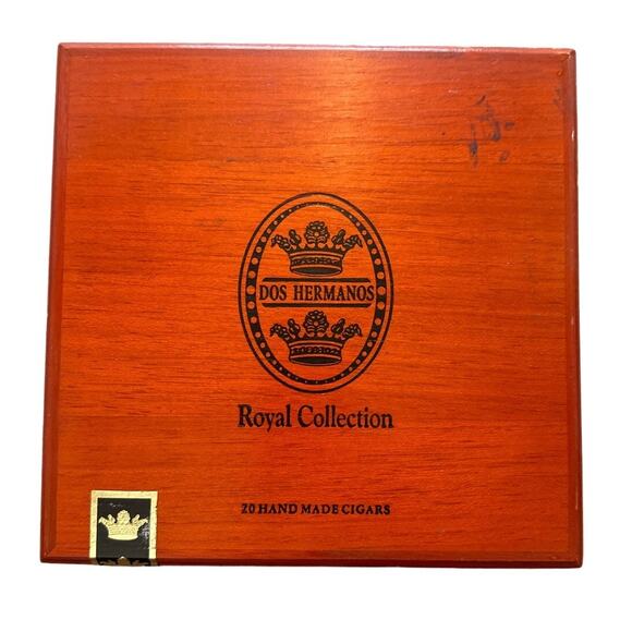Vintage Dos Hermanos Royal Collection ChurchillCigar Box (Empty) - Picture 1 of 4